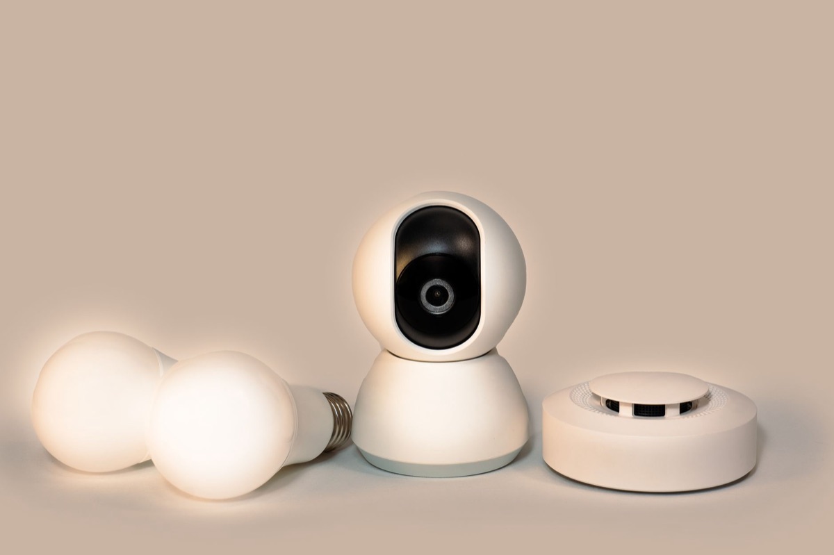 caméra de sécurité smart en setup