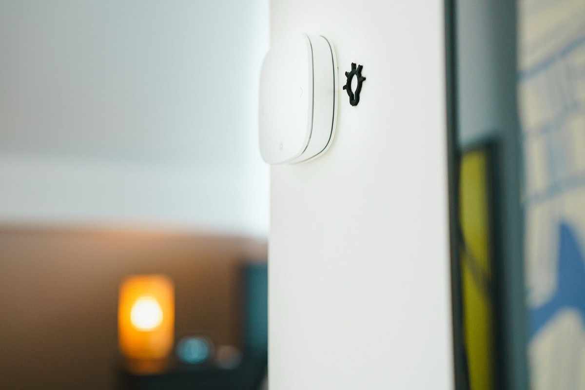 Smart home devices connected to network switch