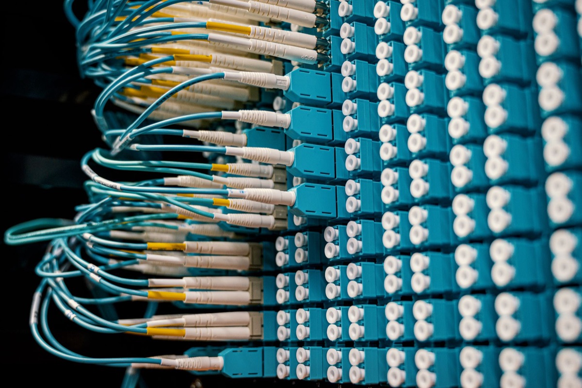 Netwerkswitch met VLAN labels