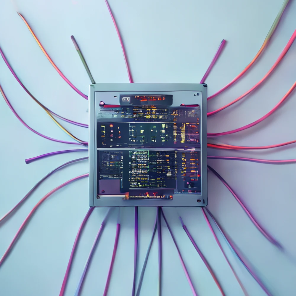 VLAN 스위치에 연결된 이더넷 케이블